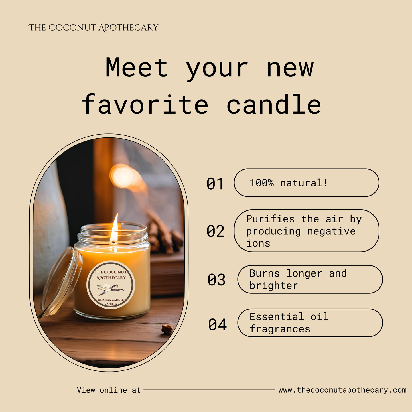 Beeswax Candle
